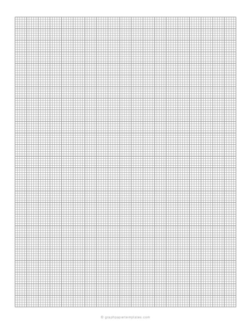 1 cm Engineering Graph Paper