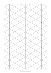 1 Isometric Graph Paper (A4)