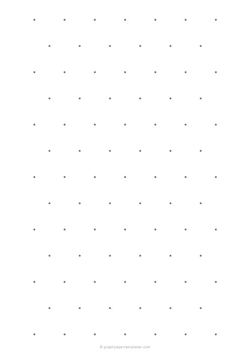 1 Triangle Dot Grid Paper (A4)