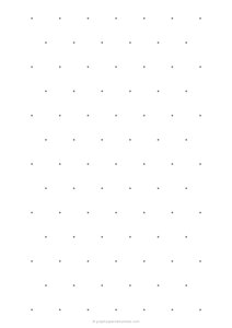 1 Triangle Dot Grid Paper (A4)
