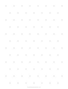 1 Triangle Dot Grid Paper
