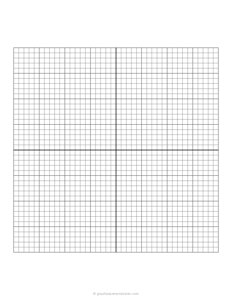 Blank Coordinate Graph Paper