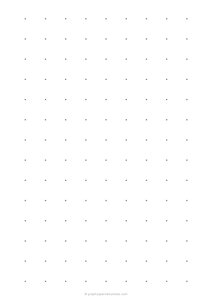2 cm Dot Grid Paper (A4)