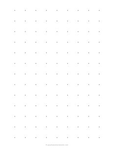 2 cm Dot Grid Paper