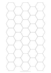2 cm Hexagon Graph Paper (A4)
