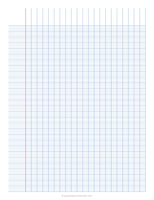 Seyès French Ruled Paper (2 mm / 8 mm)