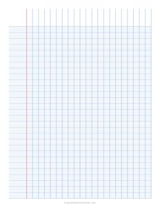 Seyès French Ruled Paper (2 mm / 8 mm)