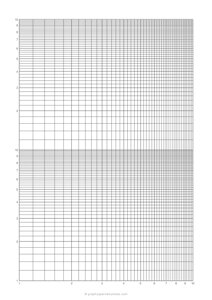 Log-Log Graph Paper - 2 Cycles Y-Axis (A4)