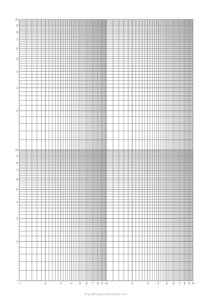 Log-Log Graph Paper - 4 Cycles (2×2) - A4
