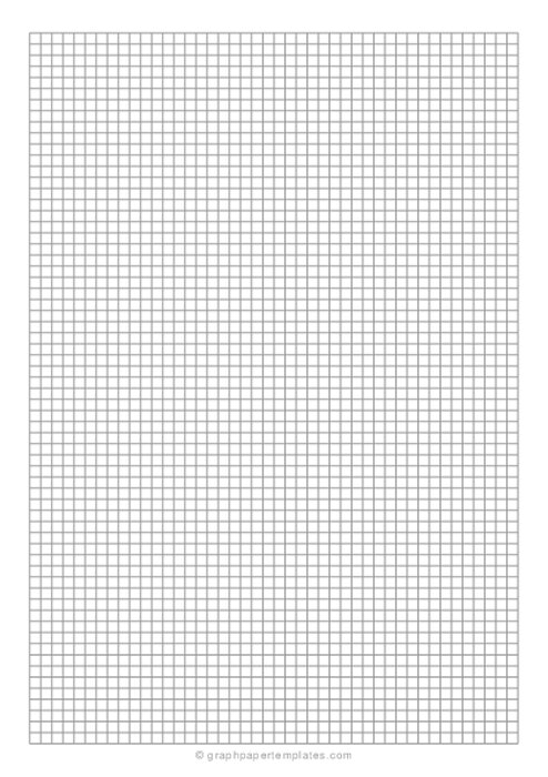 3 mm Grid Graph Paper (A5)