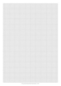 3 mm Grid Graph Paper (A5)