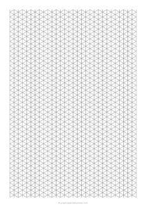 7 mm Isometric Graph Paper (A4)