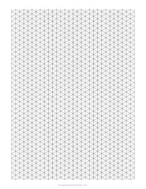 7 mm Isometric Graph Paper