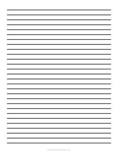 9 mm Low Vision Dark Lined Paper
