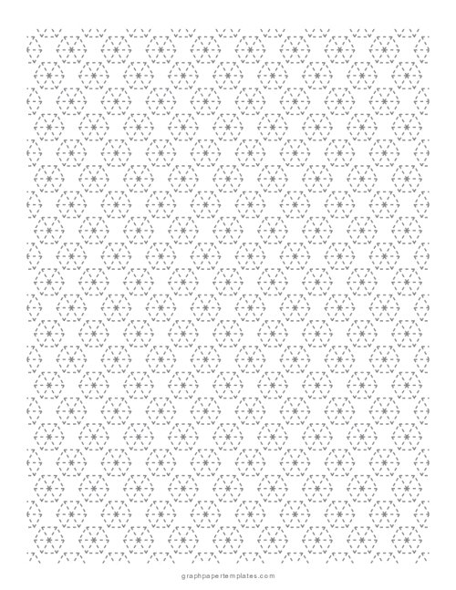 Asanoha Sashiko Pattern - Hemp Leaf
