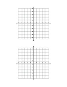 2 Coordinate Graphs Per Page