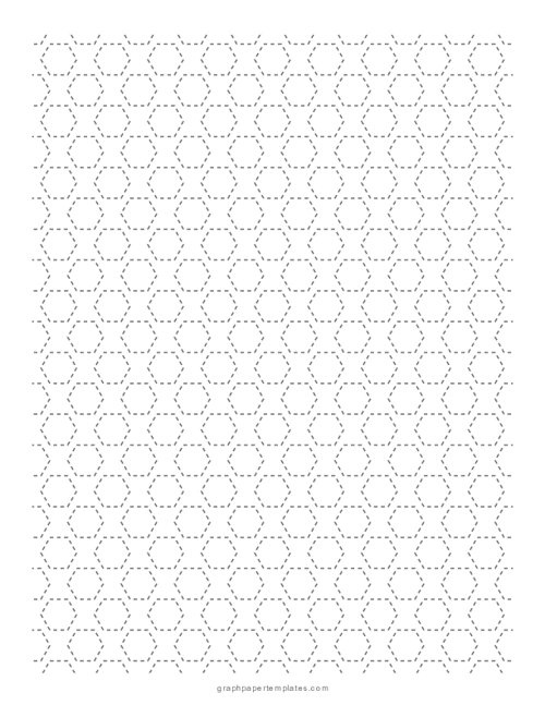 Kikko Sashiko Pattern - Tortoiseshell Hexagons