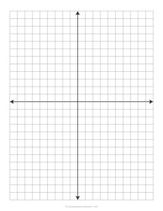 1 cm Coordinate Plane